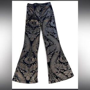 12th Tribe mesh boho Festival Wide Leg Pants